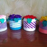crochet box decoration photo