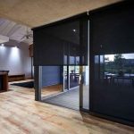 Panoramic glazing of a private house