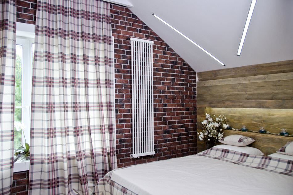 Loft tarzı yatak odası tasarımı