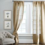 Sheer linen curtains