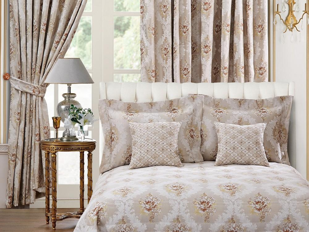 Jacquard bedroom curtains