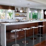 modern tarzda fotoğraf tasarım mutfak için perdeler