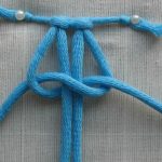 Vázání extrémní lana uzel makrame plochý uzel