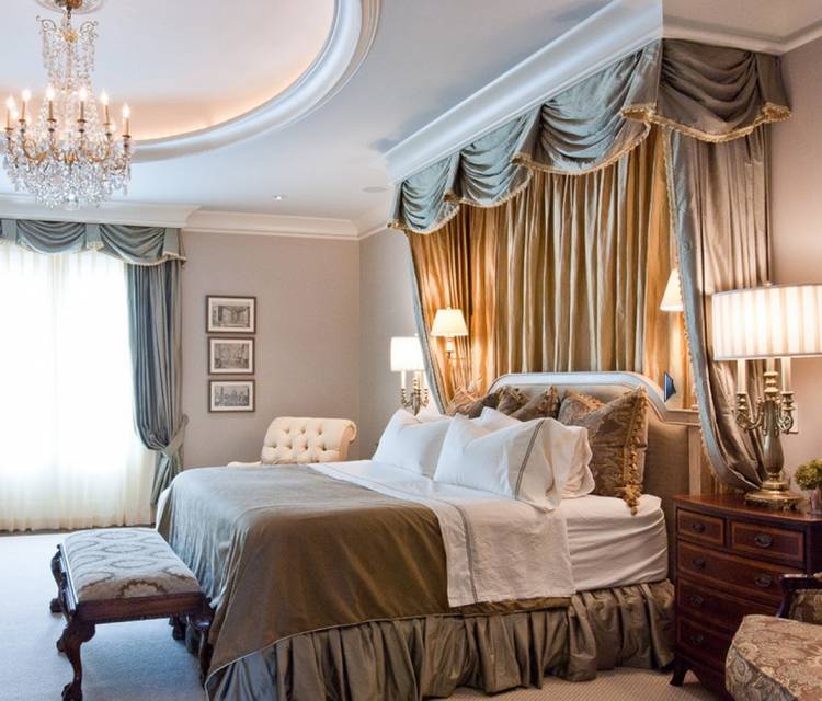 klasyczna sypialnia