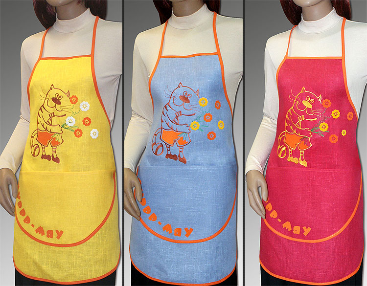 sew an apron with your hands