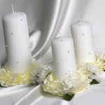 świece ślubne dekoracje fotograficzne
