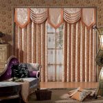 fabric for curtains photo design
