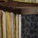 fabric curtain materials design photo