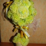 Topiary from napkins do it yourself photo decor