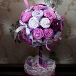 Topiary from napkins do it yourself photo decoration