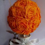 Topiary from napkins do it yourself ideas design