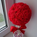Topiary from napkins do it yourself decoration