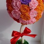Topiary from napkins do it yourself photo decoration