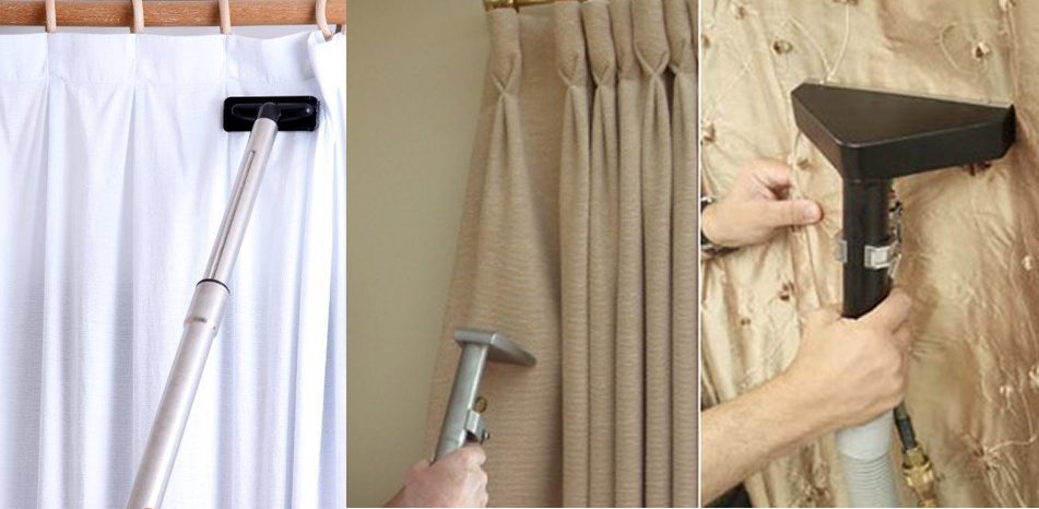 dry cleaning curtains at home