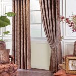 jacquard curtains in the interior