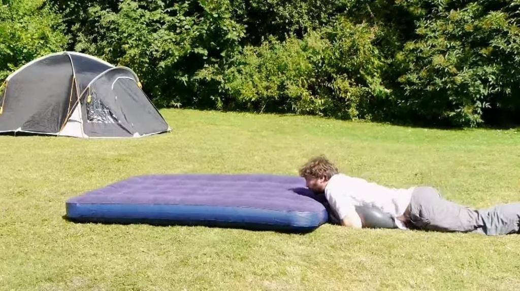 how to inflate a mattress package