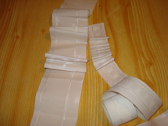 kurtina ribbon karaniwang folds