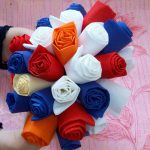 roses from napkins decor ideas