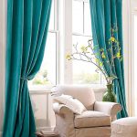 turquoise curtains decor ideas