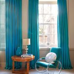 turquoise curtains types