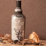 decoupage bottles DIY photo design