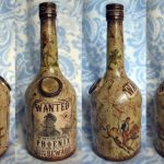 decoupage wine bottles photo decor