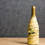 decoupage wine bottles photo design