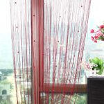 decor curtain thread with beads