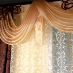 decor curtains with lambrequin