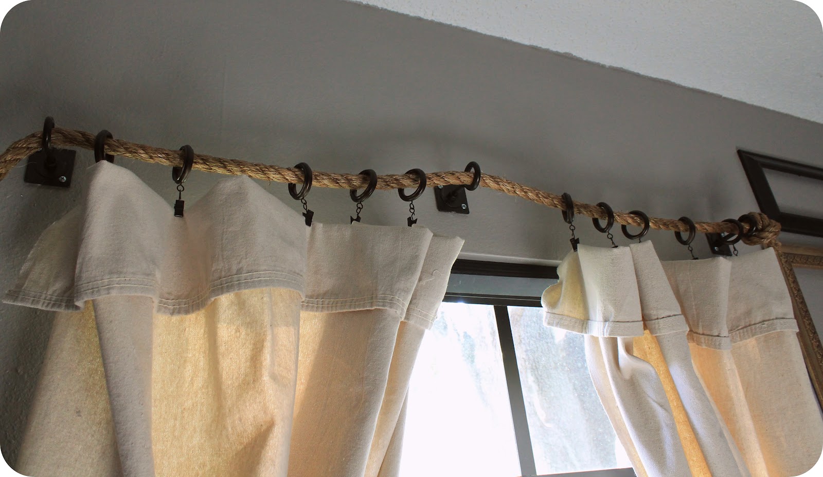 how to hang curtains without a cornice photo ideas