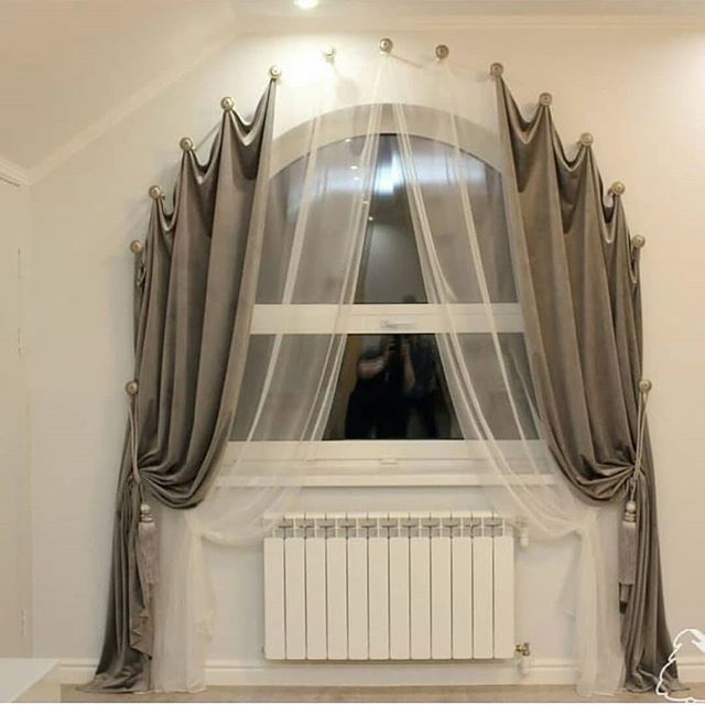 how to hang curtains without cornice interior