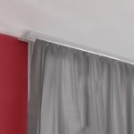 záclonové tyče pro interiérové ​​fotografie