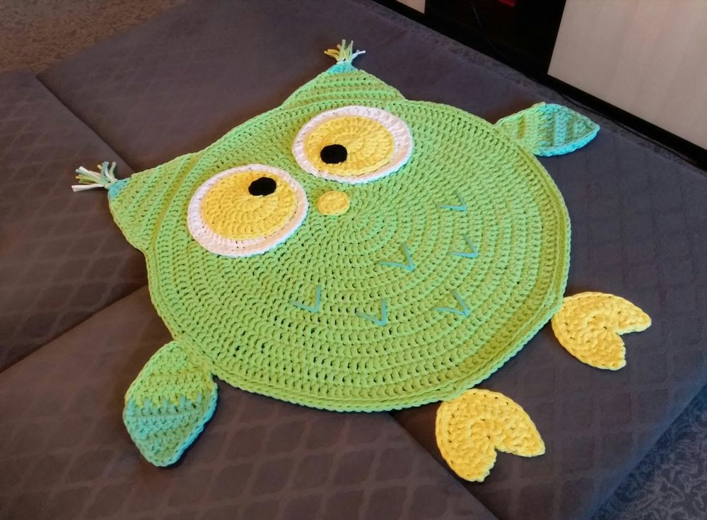 knitted owl rug ideas options