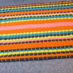 do-it-yourself rug from old ideas
