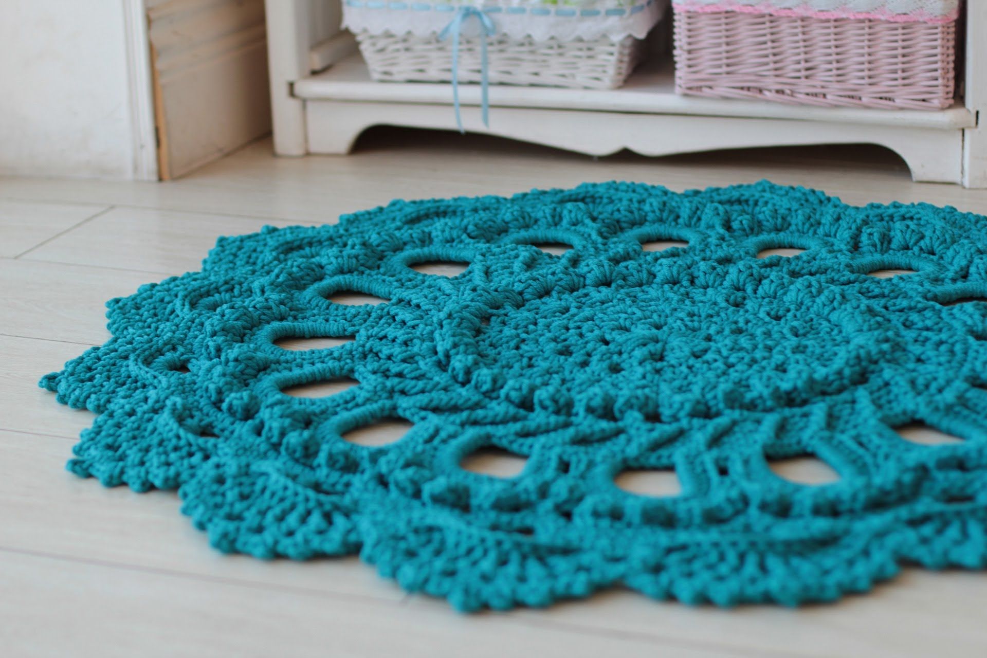 do it yourself crocheted rug