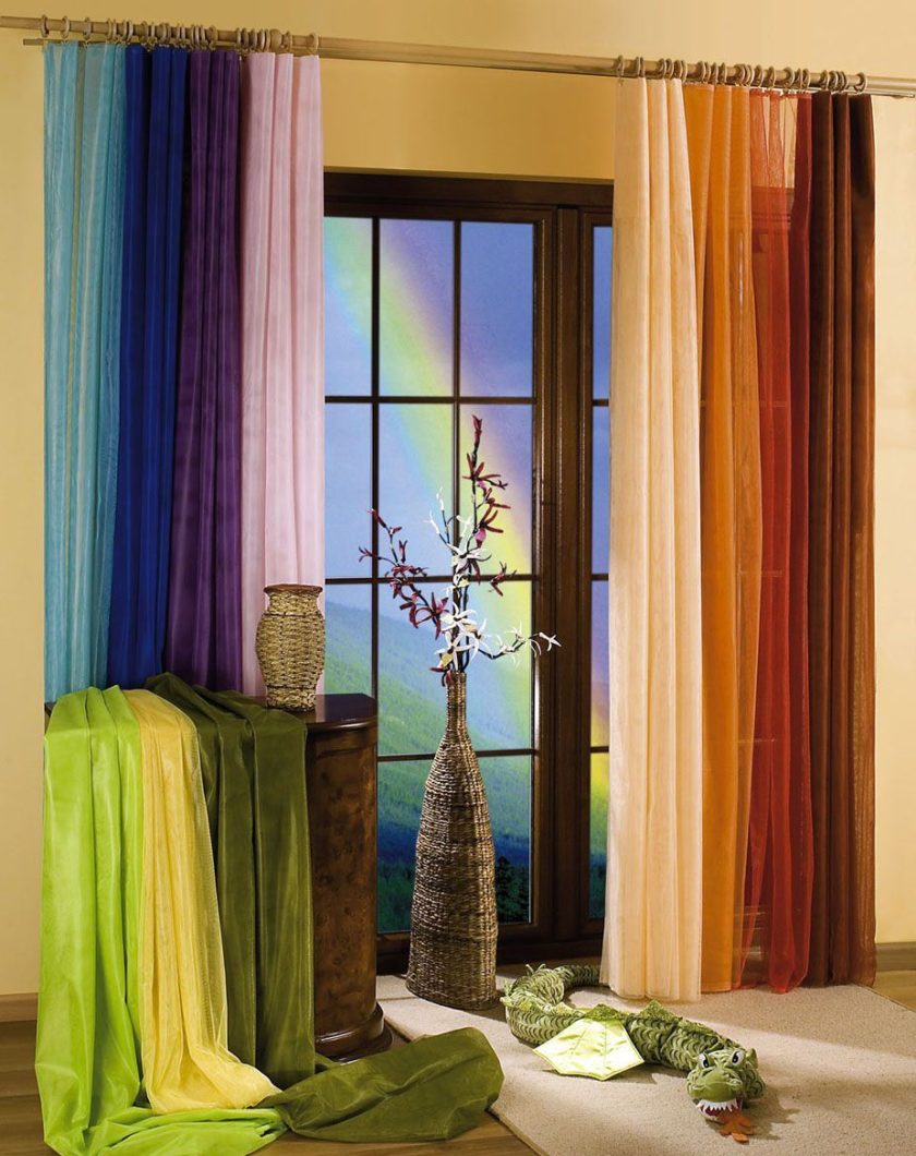 unusual curtains photo