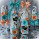 decorating champagne bottles for wedding ideas options