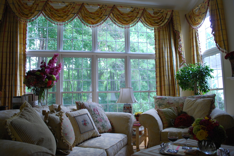 záclony pro panoramatická okna foto dekor