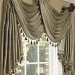 curtains and tulle without eaves design
