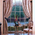 curtains and tulle without cornice design photo