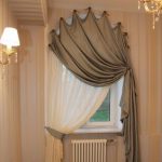 curtains and tulle without cornice interior photo