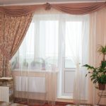 curtains on one side of the window interior design