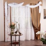 Curtains on one side of the window photo ideas