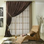 Curtains on one side of the window photo ideas