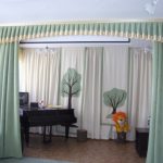 curtains in kindergartens