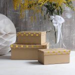 stylish decoration of boxes