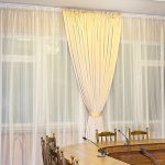 tulle with classic curtains