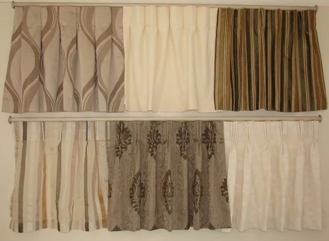 types of drapery curtains