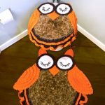 knitted rug owl photo ideas