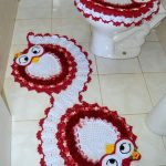 knitted rug owl design ideas